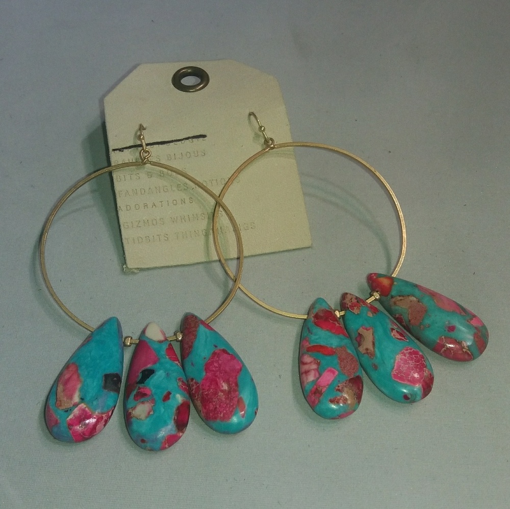 Nwt Anthropologie Large Earrings